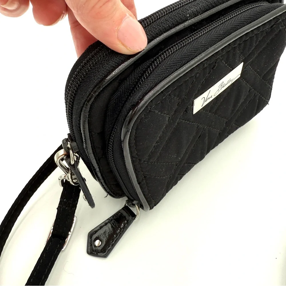 Vera Bradley Black Crossbody Wallet